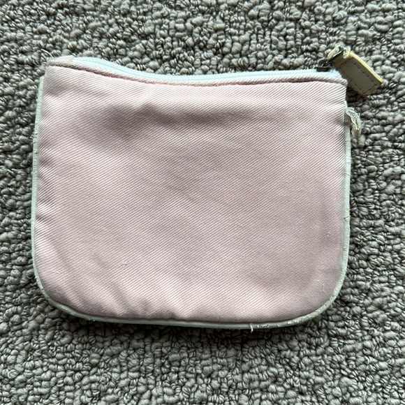 Vintage Dior Beauty distressed top zip satin woven mini pouch coin purse clutch - Picture 6 of 7